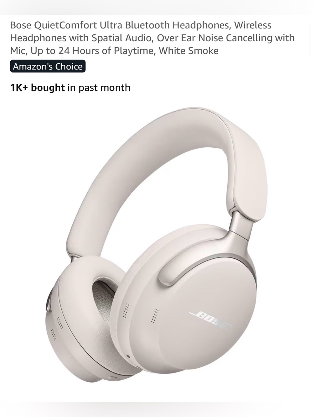 BRAND NEW Bose White Over-Ear Wireless Headphones with Zip Case **Never Used** - Picture 11 of 11